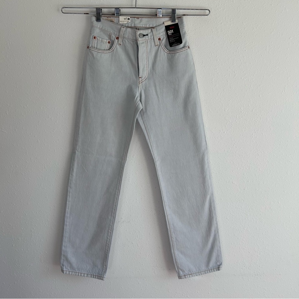 Levi's 501 Jeans Women's Size 25x32 Blue Denim Button Fly '90s Straight Leg